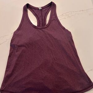 Women’s lululemon purple tie back tank top size 4